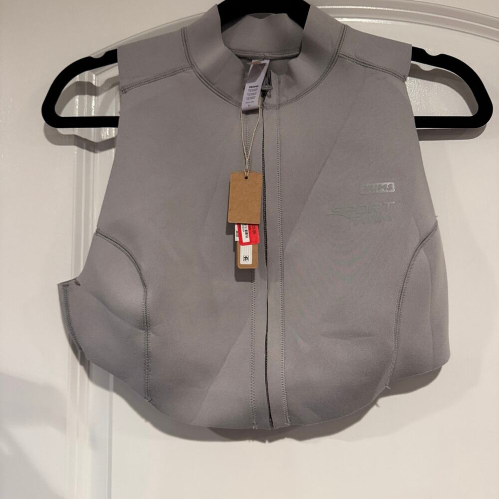 Skims Swim Top Gray